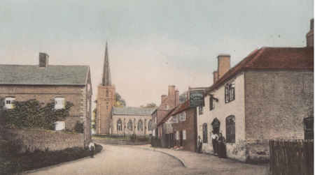 Crown Inn and street