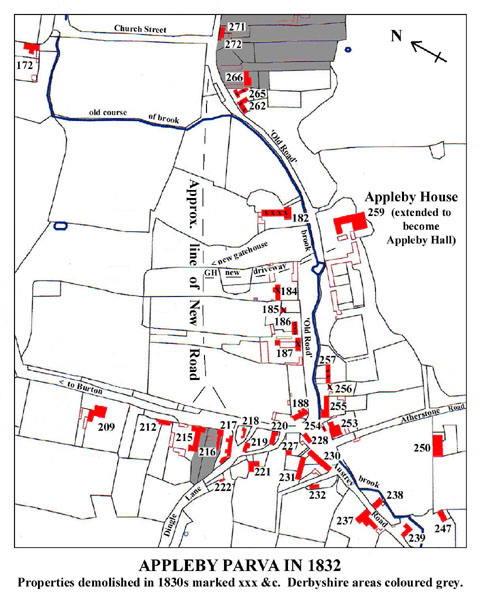 Appleby Parva map