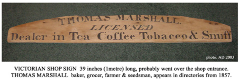 Shop sign