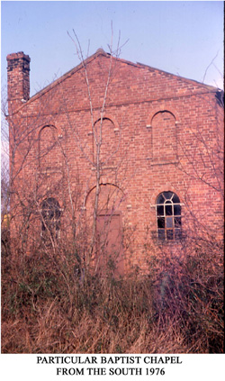 Particular Baptist Chapel, south