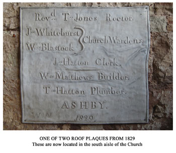 Lead plaque