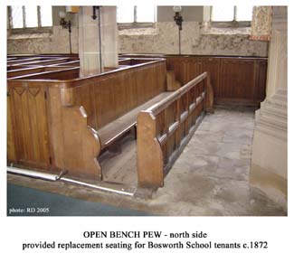 1871 Bosworth pews