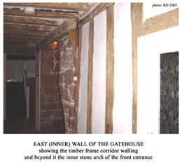 Gatehouse east wall