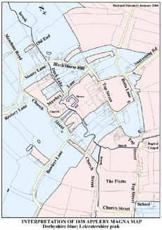 Key to 1838 map