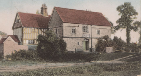 Moat House old print